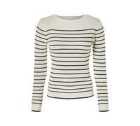 ESMARA® Pull en maille côtelé femme (bande, XL (46/48))