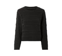 ESMARA® Pull-over en tricot ajouré doux pour femme (noir, M(38/40))