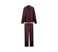 esmara® Pyjama en satin femmes (rouge, M(38/40))