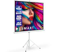 ESMART Economy EXM Écran de Projection motorisé 240 x 135 cm (108") Format 16:9 Télécommande Home Cinéma Projecteur électrique Écran de Projection LCD