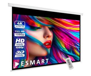 ESMART Economy EXM Écran Moteur 237 cm (200 x 113 cm 16:9) Tissu: Blanc