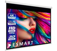 ESMART Economy EXR Toile store enrouleur 200 x 150 cm (98"") | Format 4:3 | Écran de projecteur home cinéma écran Rollo LCD LED