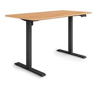 ESMART ETX-121BM 140x70cm Décor érable Bureau Ergonomique Assis-Debout Réglable électriquement en Hauteur 73,5-123,5 cm 3 x Mémoire Rappel d'activité Démarrage/arrêt en Douceur Montage Rapide