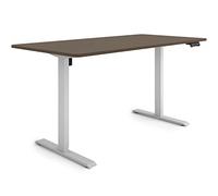 ESMART ETX-121GE 160x80cm Décor ébène Bureau Ergonomique Assis-Debout Réglable électriquement en Hauteur 73,5-123,5 cm 3 x Mémoire Rappel d'activité Démarrage/arrêt en Douceur Montage Rapide