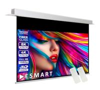 ESMART Expert CSX Écran de intégré au Plafond 294 x 166 cm (133") 16:9 | télécommande Infrarouge | Contrôle des déclencheurs | Home cinéma projecteur électrique Moteur écran de Projection