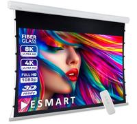 ESMART Expert XTR Écran de Tension de Projection Moteur 186 x 105 cm (84") 16:9 | Télécommande | Cinéma Maison écran de Projection électrique Écran de Tension du Moteur LCD LED