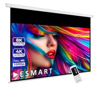 ESMART Professionnel MIMOTO Écran Moteur lumière du Jour Gris 221 x 125 cm (100") 16:9 | Télécommande programmable | Écran de Moteur d'écran de Projection de projecteur électrique de cinéma Maison