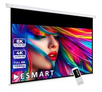 ESMART Professionnel MIMOTO Écran Moteur lumière du Jour GRIS 295 x 165 cm (133"") 16:9 | Télécommande programmable | Écran de