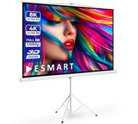ESMART Professionnel MISATI Écran de trépied 219 cm Image 203 x 114 cm (92") 16:9 | Écran de Projection pour projecteur Home Cinema Écran trépied LCD LED