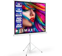 ESMART Professionnel MISATI Écran de trépied 260 cm Image 244 x 183 cm (120") 4.3 | Écran de Projection pour projecteur Home Cinema Écran trépied LCD LED