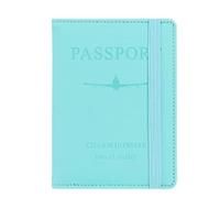 esmen Étui de Protection for Passeport, Porte-Cartes, Rangement for Cartes d'identité, bancaires, Voyage à l'étranger, étui Portefeuille for(Groen)