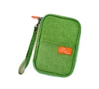 esmen Étui for Passeport, Sac de Rangement for Billets d'avion, à Documents Portable Multifonctionnel Grande capacité(Groen,13 * 17cm)