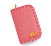 esmen Étui for Passeport, Sac de Rangement for Billets d'avion, à Documents Portable Multifonctionnel Grande capacité(Purple Pink,13 * 17cm)