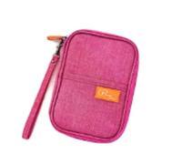 esmen Étui for Passeport, Sac de Rangement for Billets d'avion, à Documents Portable Multifonctionnel Grande capacité(Grey,13 * 17cm)