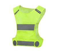 esmen Gilet réfléchissant Haute visibilité avec Poches zippées for la Course à Pied et Le Cyclisme, Gilet de sécurité extérieur for bénévoles - Hommes et Femmes(Small)