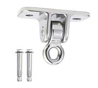 esmen Kit de Montage for hamac en Acier Inoxydable Robuste, Support Plafond for chaises et balançoires, Usage intérieur extérieur(Silver)