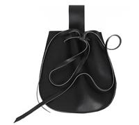 esmen Sac ceinture de chevalier médiéval, pochette à cordon, accessoire cosplay, scène la Renaissance européenne Mains libres(Svart)