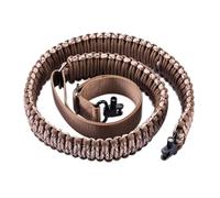 esmen Sangle de fusil tactique à double point en paracorde 550 7 cœurs | Sangle tressée à boucle QD réglable en nylon, élingue de terrain robuste de 2M for équipement d'extérieur