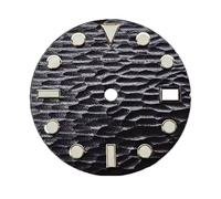 esmen UAE Accessoire de Montre à Cadran Lumineux Vert for mouvements NH35/NH36/4R/7S, sans Logo Kits et Outils de réparation(Svart)