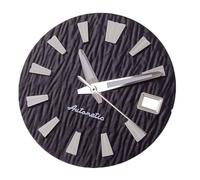 esmen UAE Cadran de Montre NH35 NH36 29 mm Argent dégradé Longue échelle 3/Clock Foot Kits et Outils de réparation(Svart)