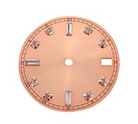 esmen UAE Jeu d'aiguilles for NH35/NH36, Cadran 28,5 mm, sans Luminescence, Ton Argent Kits et Outils de réparation(Rose Gold)