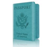 esmen US Passport Protective Cover Air Ticket Passeport Porte-Passeport Sac Passeport Multi-Carte Clip de Rangement Passeport Portefeuille Protège-passeports