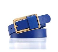 ESMENATZLS Ceinture pour femme, costume en cuir, taille large, chemise au-dessus d'une ceinture lacée, ceinture pour femme, bleu roi, 2.3X105cm