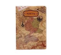 ESMENATZLS Housse de passeport imperméable pour homme et femme - Tendance - Unisexe - Pour cartes de visite - Porte-documents, C, Taille unique