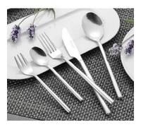 Esmeyer Ensemble de couverts Silke 142-034 en inox 18/0 poli, massifs forgés – 30 couverts