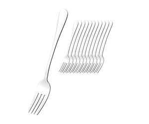Esmeyer 156-119 Couverts, Acier Inoxydable, Argent, 21 x 1 x 1 cm