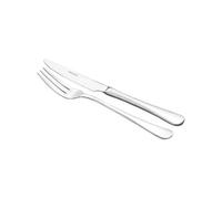 ESMEYER 156-256 SYLVIA COUVERTS A PIZZA / STEAK 18/8 DANS COFFRET CADEAU N° 3 AVEC FENETRE TRANSPARENTE 12 PIECES BRILLANT