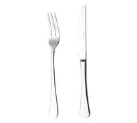 ESMEYER 156-256 SYLVIA COUVERTS À PIZZA / STEAK 18/8 DANS COFFRET CADEAU N° 3 AVEC FENÊTRE TRANSPARENTE 12 PIÈCES BRILLANT G