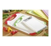 Esmeyer 303 030 de 3 pièces à découper avec bords colorés, en plastique blanc Blanc G