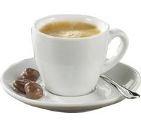 ESMEYER - TASSES BISTRO "ESPRESSO" , PORCELAINE BLANCHE PACK 6 G