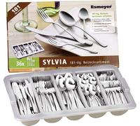 Esmeyer Couverts "SYLVIA" 181 pièces en acier inoxydable chromé