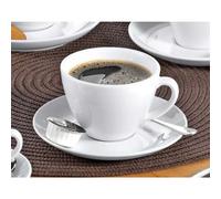 ESMEYER Tasse à café 'Bistro', set de 6, blanc