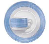 ESMEYER Tasse à café BRUSH, 0,19 l, bleu/blanc