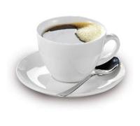 Esmeyer - tasses bistro kaffee, porcelaine blanche pack 6 433-255 G