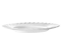 Esmeyer Trianon - Lot de Six Assiettes à Dessert 19,5 cm en Verre trempé Arcopal Trianon, Blanc