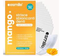 ESMILE - 28 Bandes Blanchissantes Dents Saveur Mangue - Whitening Strips pour Blanchiment Dentaire Professionnel à Domicile - Kit 14 Traitements pour Dents Saines et Éclatantes