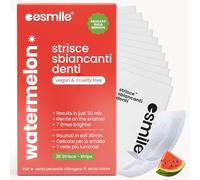 ESMILE - 28 Bandes Blanchissantes Dents Saveur Pastèque - Whitening Strips pour Blanchiment Dentaire Professionnel à Domicile - Kit 14 Traitements pour Un Sourire Éclatant