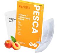 ESMILE - Bandes Blanchissantes Dents Saveur Pêche - Whitening Strips pour Blanchiment Dentaire Professionnel à Domicile - Kit 14 Bandes Ultra-Adhésives pour Dents Plus Blanches et Saines