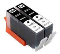ESMONLINE Lot de 2 cartouches d'encre XL de rechange pour HP 364 à HP DeskJet modèles D-5510 Series D-5460, modèles HP PhotoSmart 7510 7520 B-8550 C-5300 Series Noir