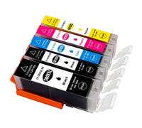 ESMOnline Lot de 20 cartouches d'encre Canon Pixma MX860 MX870 MX 860 870 de rechange à Canon PGI-520BK CLI-521BK CLI-521 C CLI-521 M CLI-521Y vous obtenez Épaisseur 4 x Noir 4 x Noir Fin 4 x Bleu 4 x Rouge 4 x jaune. Cartouches individuelles dans notre boutique