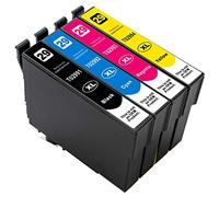 ESMONLINE Lot de 4 cartouches d'encre compatibles Epson 29 XL Black (T02991) pour Expression Home XP-455 XP-452 XP-442 XP-435 XP-332 XP-335 XP-342 XP-235 XP-245