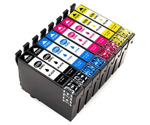 ESMONLINE Lot de 8 cartouches d'encre compatibles Epson 29 XL (T0299x) pour Expression Home XP-455 XP-452 XP-442 XP-435 XP-332 XP-335 XP-342 XP-235 XP-245