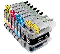 ESMOnline Lot de 8 Komp. XL Cartouches d'encre avec puce V3 pour Brother DCP J562 DCP de j4120dw j480dw MFC-620CN j680dw j880dw MFC-620CN j4420dw j4620dw MFC-620CN j4625dw mfc-j5320dw MFC-620CN j5620dw j5625dw MFC-620CN j5720dw 2 x noir/2 x bleu/2 x rouge 2 x jaune