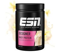 ESN Designer Whey Protein - instantané et idéal pour les shakes, le fromage blanc, le porridge, le yaourt ou les crêpes - 908g (lait à la vanille)
