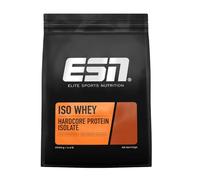 ESN IsoWhey Hardcore Poudre protéinée, Vanille, 2 kg, jusqu'à 26 g de protéines par portion, fabriquée en Allemagne