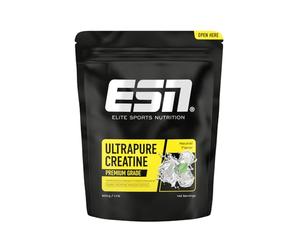 ESN Ultrapure Créatine Monohydrate, 500 g, neutre | Créatine en poudre, microfine, solubilité optimale, végétalienne - fabriquée en Allemagne